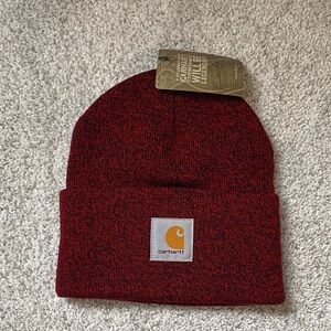 Carhartt Men's Deep Red Knit Beanie new